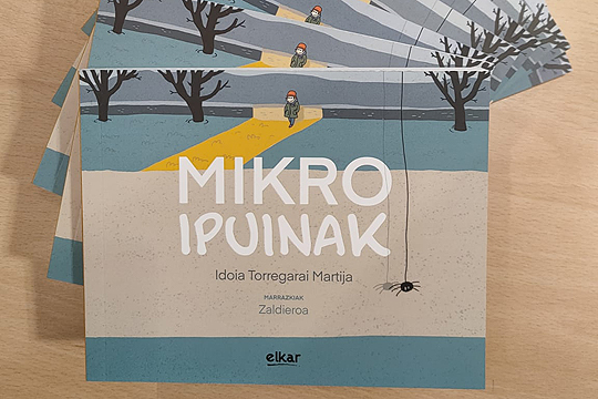 Idoia Torregarai, autora del libro "Mikroipuinak": «Me gusta escribir sobre cosas que nos ocurren en el día a día. Me encanta subrayar el lado épico de las pequeñas cosas»